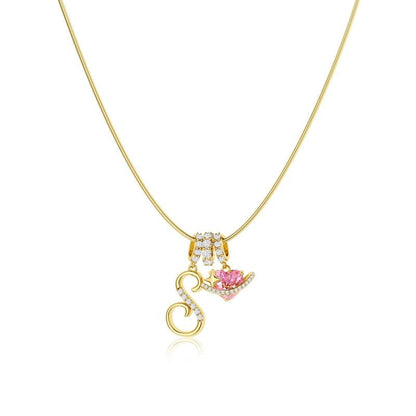 💖Last Day 50% OFF✨3-Layering Initial A-Z Letter Pendant Necklaces🎀