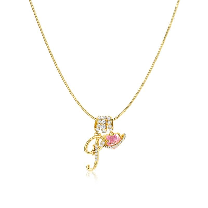 💖Last Day 50% OFF✨3-Layering Initial A-Z Letter Pendant Necklaces🎀