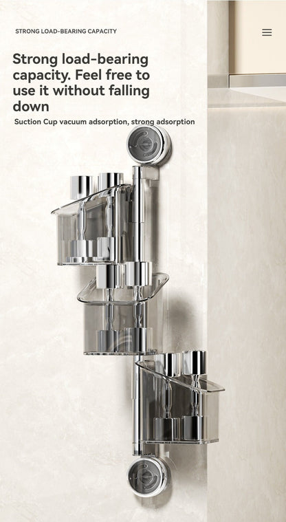 🔥Hot Sale🔥Perforated Suction Cup Spice Storage Rack（50% OFF）