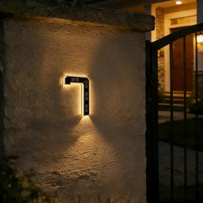 🔥Last Day 50% OFF🔥Solar Lighted House Numbers LED Numbers, Waterproof for Outside