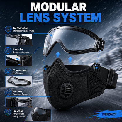 ⏳50% off ⏰Windproof Anti-UV Motorcycle Mask & Goggles
