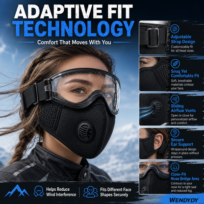 ⏳50% off ⏰Windproof Anti-UV Motorcycle Mask & Goggles