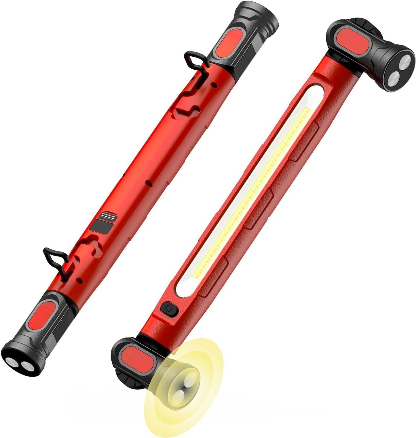 📢📢50% OFF !! ⏰3000LM LED Work Light – Magnetic + hook, 5200mAh battery, 360° rotation. Type‑C fast charge. Bright as day anywhere! 🔋✨