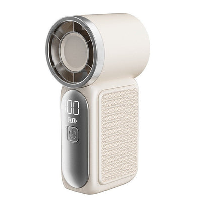 🌬️ Buy 1 Get 1 Free⭐Turbo Handheld Fan – LED Display, 6 Speeds, 3000mAh 🔋