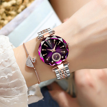 💎👑 50% OFF🌟Women's Luxury Shiny Waterproof Stainless Steel Watch