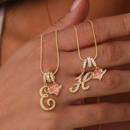 💖Last Day 50% OFF✨3-Layering Initial A-Z Letter Pendant Necklaces🎀