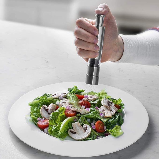 ⚡【Professional Grade】 Salt, Pepper & Spice Grinder⚡| Refillable Glass Chambers (Buy 2 Get 1 FREE)