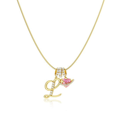 💖Last Day 50% OFF✨3-Layering Initial A-Z Letter Pendant Necklaces🎀