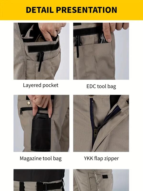 🏆Last Day Promotion：ONLY ￡25.99!!🔥Men’s 4-Season Outdoor Work Cargo Pants – Waterproof, Abrasion-Resistant & Travel-Ready