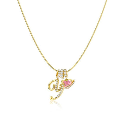 💖Last Day 50% OFF✨3-Layering Initial A-Z Letter Pendant Necklaces🎀