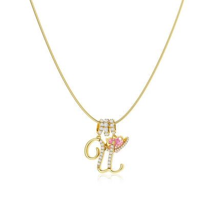 💖Last Day 50% OFF✨3-Layering Initial A-Z Letter Pendant Necklaces🎀