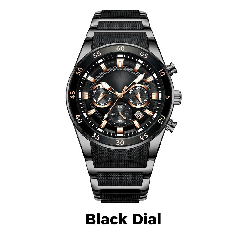 ⌚ 50% OFF! ⏳ Men's Waterproof Multifunctional Quartz Watch – Stylish & Durable ✨