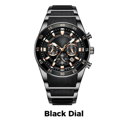 ⌚ 50% OFF! ⏳ Men's Waterproof Multifunctional Quartz Watch – Stylish & Durable ✨