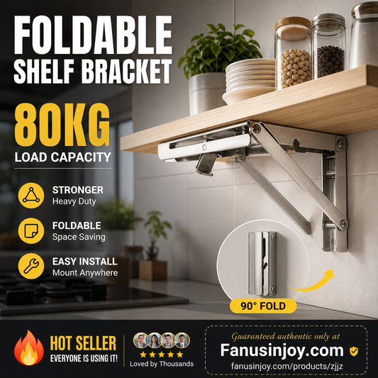 🔥Time-Limited Special💥Fold-in-a-Second Multi-Use Bracket – Declutter Your Kitchen or Study in Moments📚