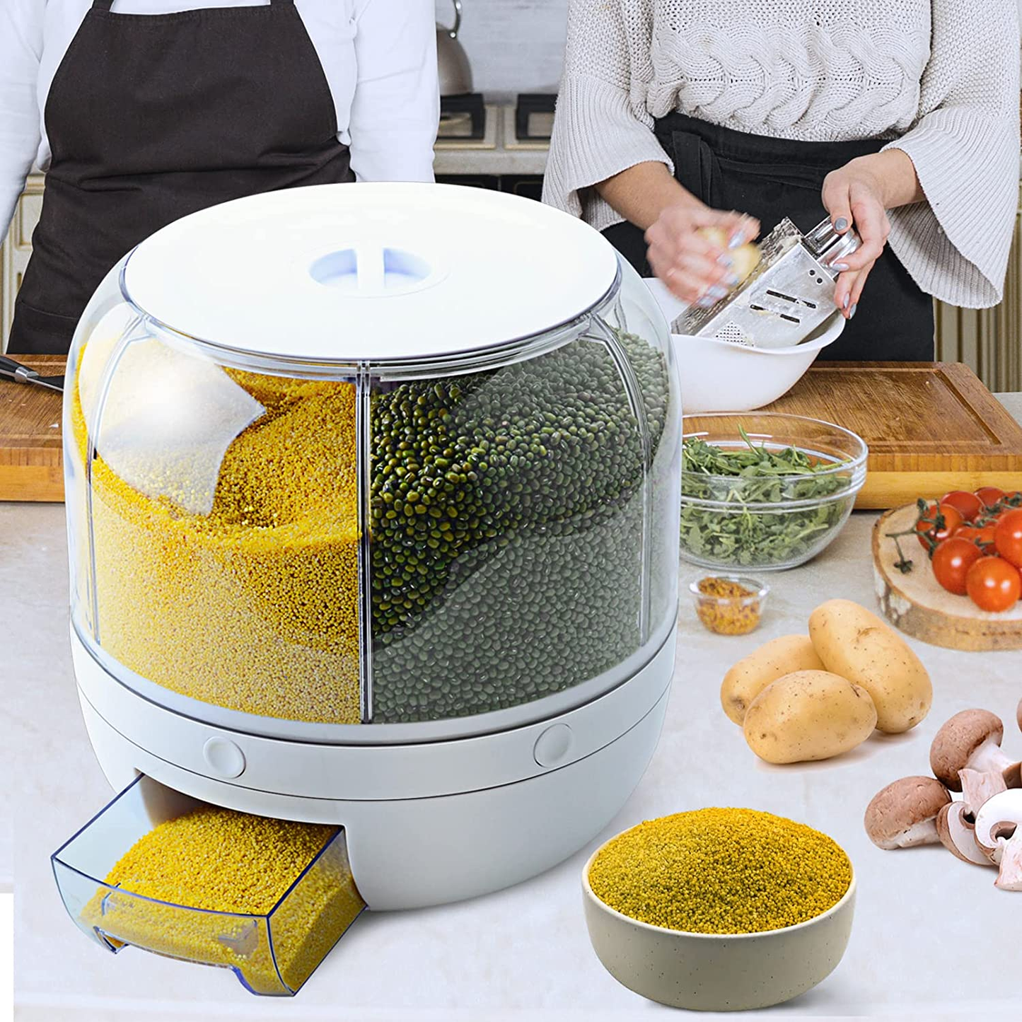 Six Compartment Multi-Functional Moisture Resistant Metering Storage Tanks