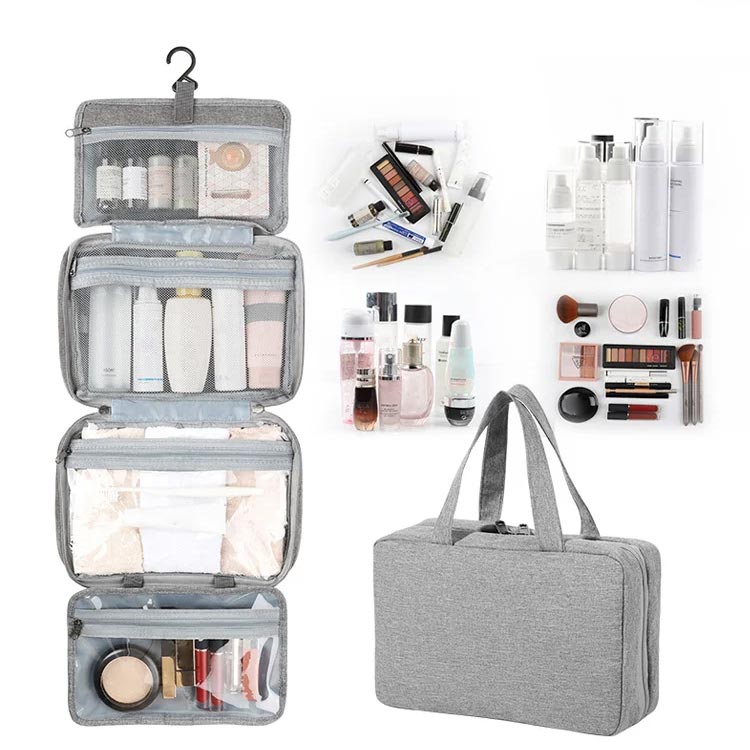 Dry and Wet Separation Waterproof Folding Travel Cosmetic Bag - Ideal Gift