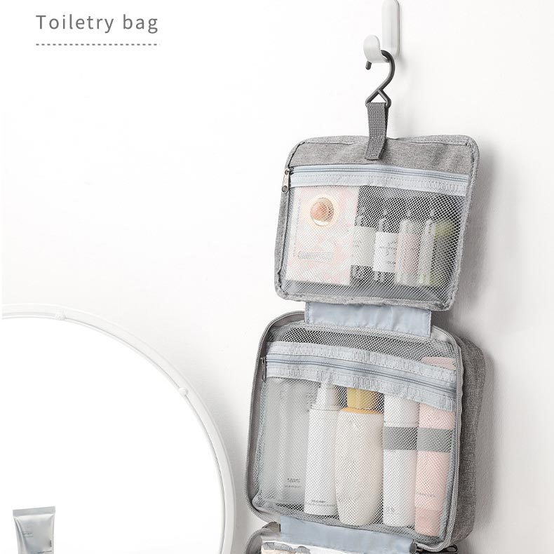 Dry and Wet Separation Waterproof Folding Travel Cosmetic Bag - Ideal Gift