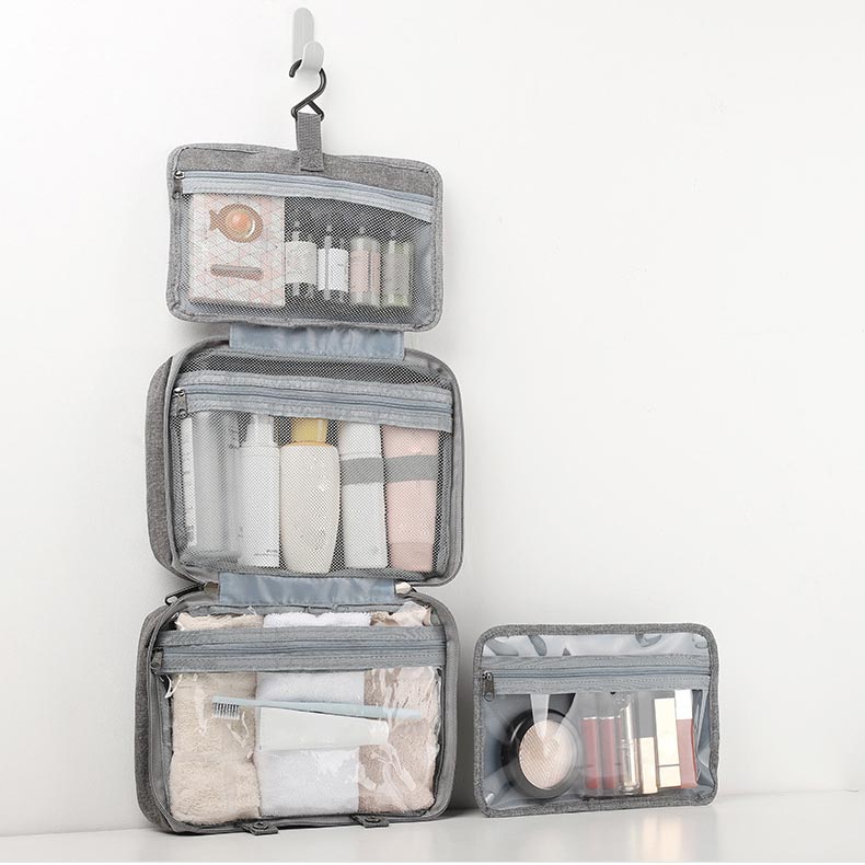Dry and Wet Separation Waterproof Folding Travel Cosmetic Bag - Ideal Gift