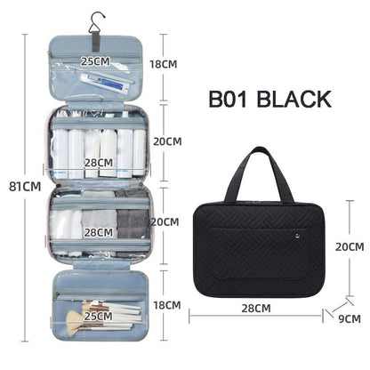 Dry and Wet Separation Waterproof Folding Travel Cosmetic Bag - Ideal Gift