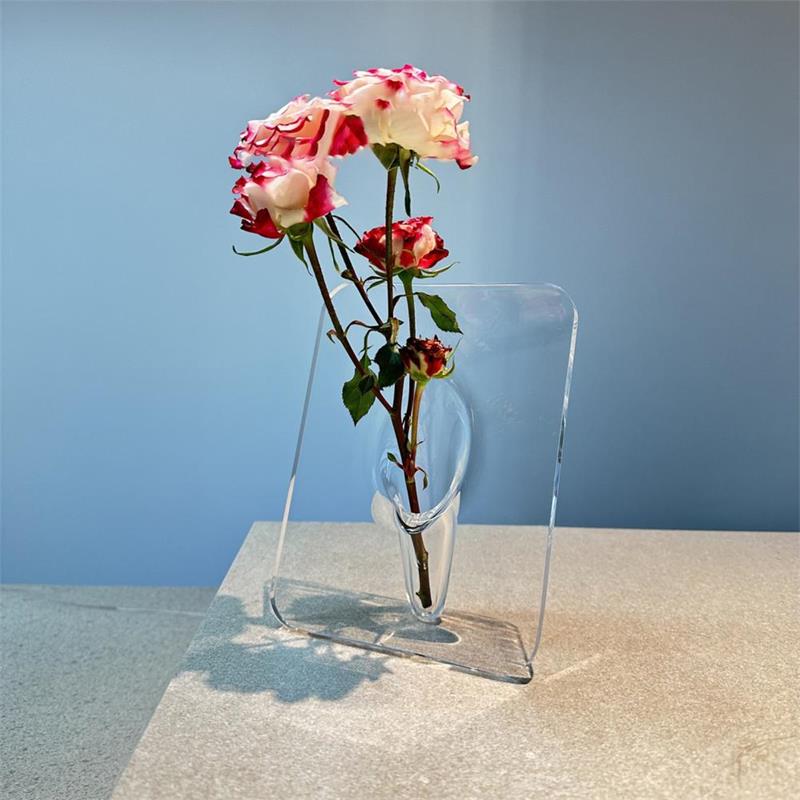 📢📢50% OFF !! ⏰Photo Frame Shaped Clear Flower Vase