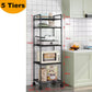 Multi-Tier Storage Shelf with Sliding Wheels