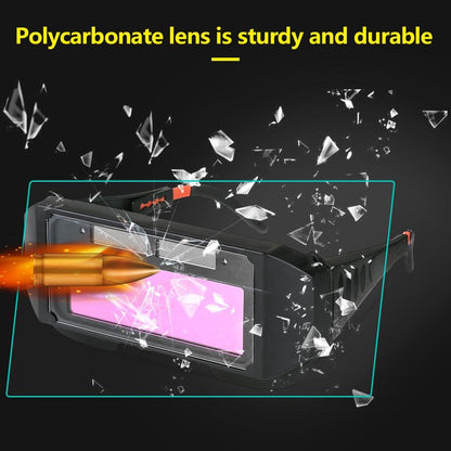 🛡️ LIMITED-TIME 50% OFF! 💥 Auto Dimming Welding Glasses – Solar Powered, UV/IR Protection, Adjustable Frame ✨