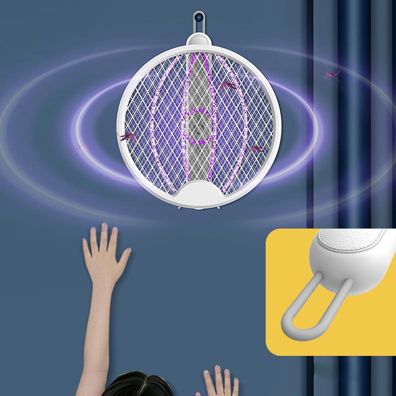 🔥 50% OFF Now 🦟💥 2-in-1 Electric Bug Zapper – Handheld & Racket Mode | Safe, Clean & Satisfying! ✅