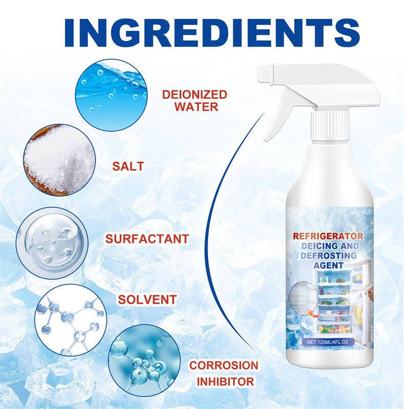 💥50% OFF💥120ml Fridge Freezer De-Icer Spray