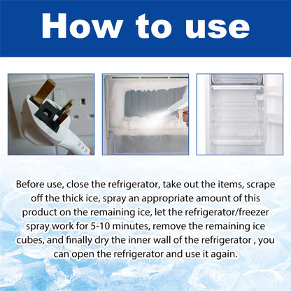 💥50% OFF💥120ml Fridge Freezer De-Icer Spray