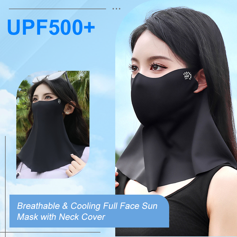💥Summer Sale 49% OFF☀️Breathable & Cooling Full Face Sun Mask with Neck Cover