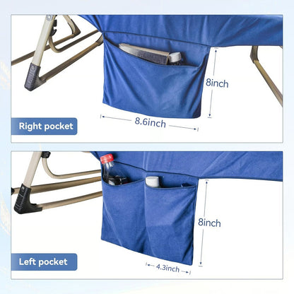 🏖️Summer Hot Sale 50% OFF🌞🌊Sun Lounger Towel in Bag with Pockets Storage