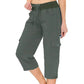💐50% OFF ! Streetwear Capri Cargo Pants – Multi-Pocket & Urban Style 🌆🔥【Flash Sale】