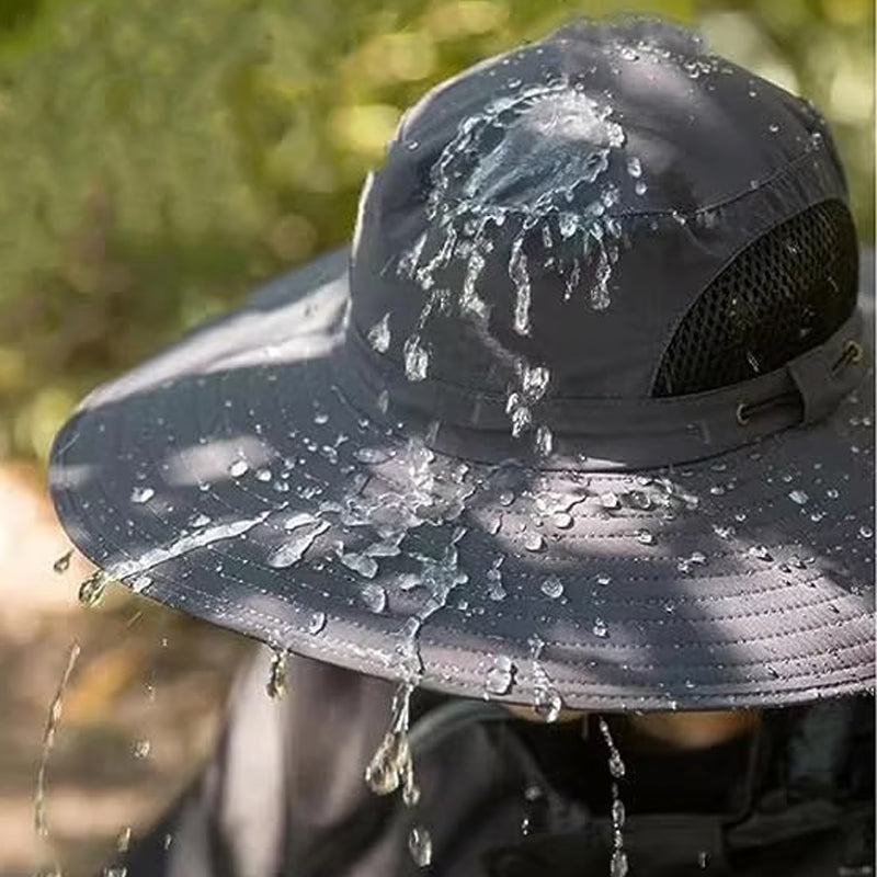 🧢  50% OFF! ✨ Solar Fan Sun Hat – UPF 50+, Dual Power, Ultralight ☀️