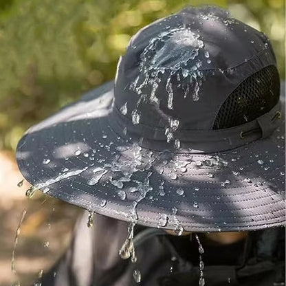 🧢  50% OFF! ✨ Solar Fan Sun Hat – UPF 50+, Dual Power, Ultralight ☀️
