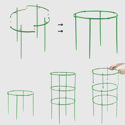 🔥Time-Limited Special✅ Interlocking Support & Easy Setup | Keep Plants Upright Fast 🌱