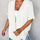 🌼 SOMMER-SONDERANGEBOT 50% RABATT! ✨ Kurzarm-Strickjacke – Fließend, Leicht, Vielseitig, 2026 Stil ☀️