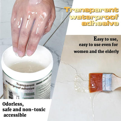 💧 BUY 2 GET 1 FREE! ✨ Transparent Waterproof Coating – Invisible, Non-Toxic, UV Resistant, Indoor & Outdoor 🏠