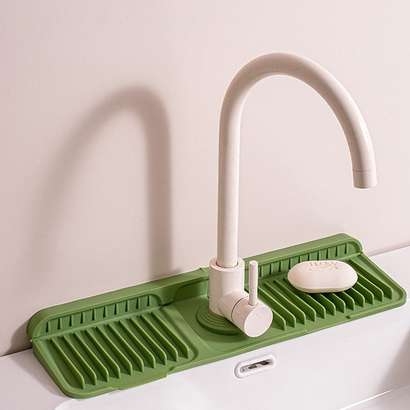 🔥 Quick-drying silicone mat for taps