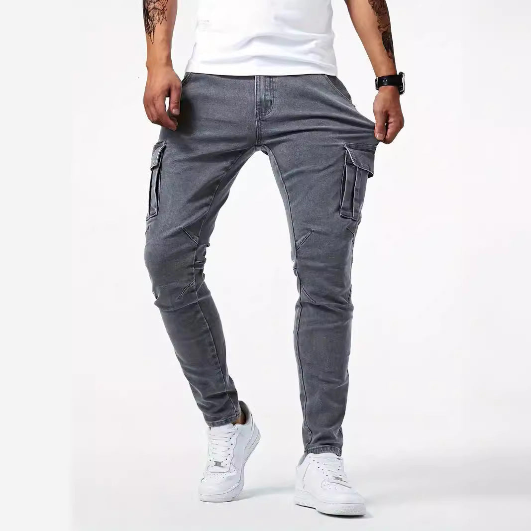 🎉Hot Sale 50% OFF🎉Cargo trousers in stretch denim