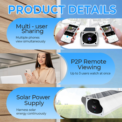 🔥50% off, free shipping ✨Solar Wireless Security Cameras