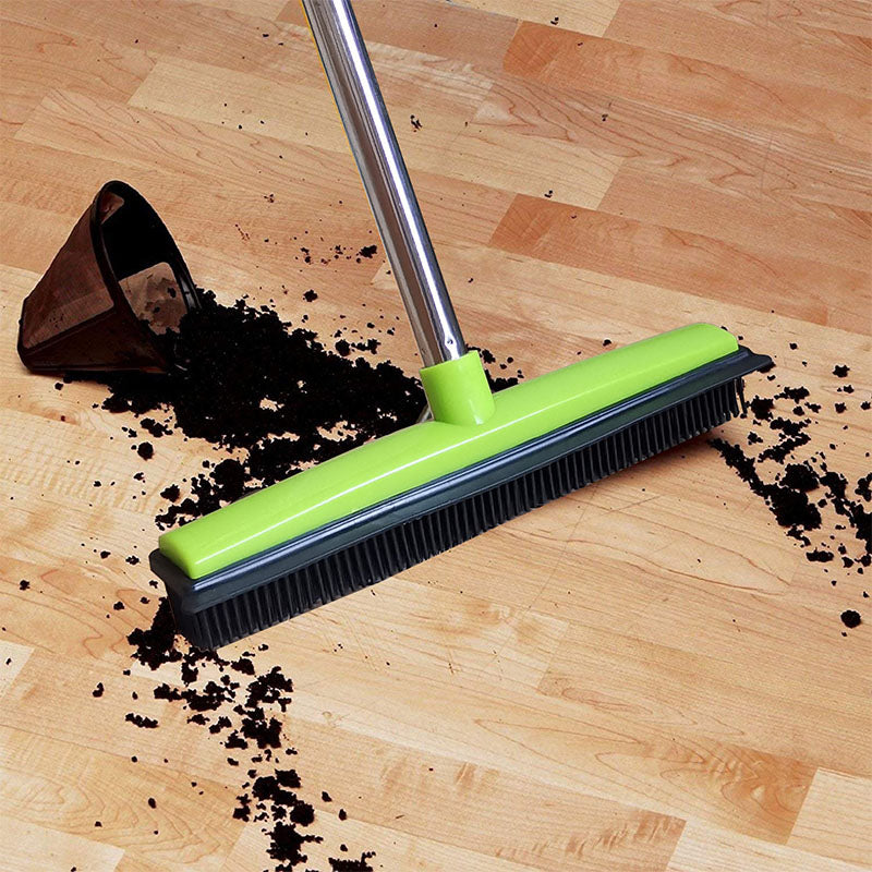 📢📢30% OFF !! ⏰🧹Rubber Bristle Sweeper for Dusting and Pet Hair