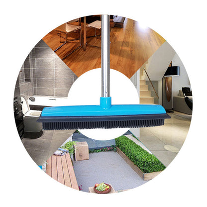 📢📢30% OFF !! ⏰🧹Rubber Bristle Sweeper for Dusting and Pet Hair