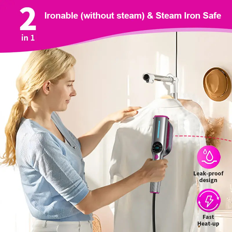 💜LAST DAY SALE 50% OFF👍Handheld Steamer Iron for Clothes