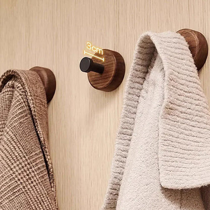 📢📢50% OFF !! ⏰Waterproof Wooden Coat Hook - No Drilling