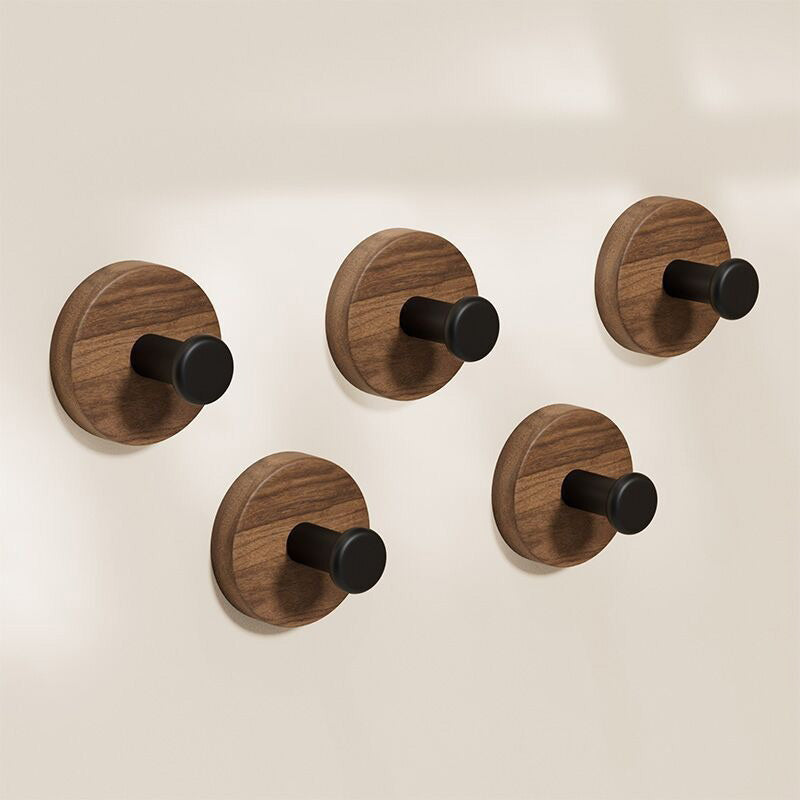 📢📢50% OFF !! ⏰Waterproof Wooden Coat Hook - No Drilling