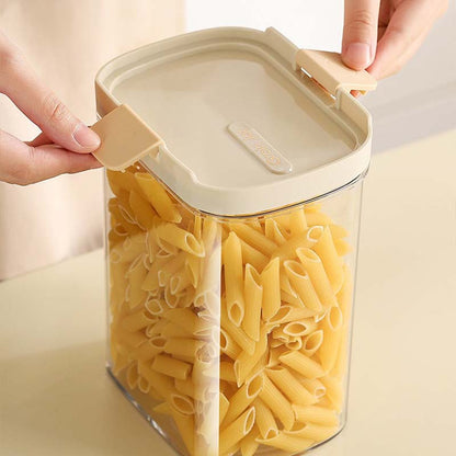Airtight Cereal Storage Container with Foldable Pour Spout