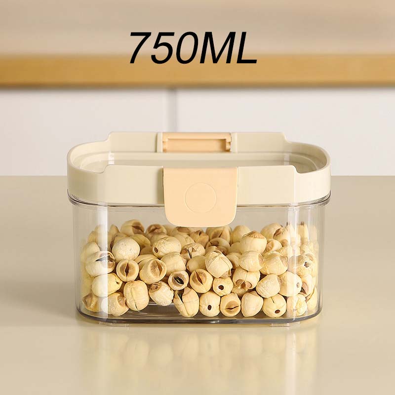 Airtight Cereal Storage Container with Foldable Pour Spout