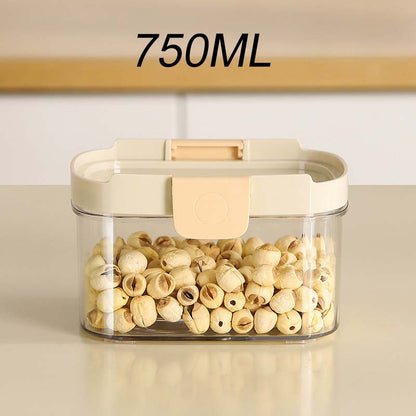 Airtight Cereal Storage Container with Foldable Pour Spout