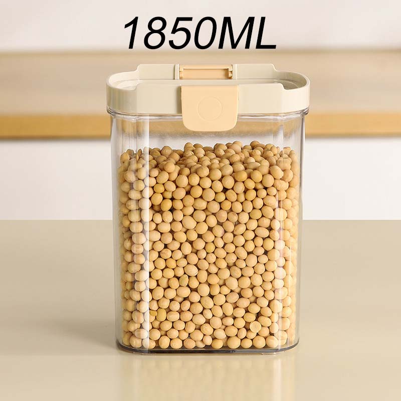 Airtight Cereal Storage Container with Foldable Pour Spout