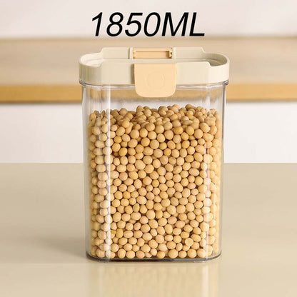 Airtight Cereal Storage Container with Foldable Pour Spout